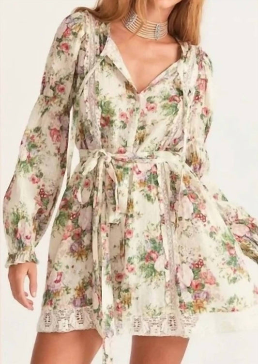 Loveshackfancy - Shining Gemstone Fria Mini Dress