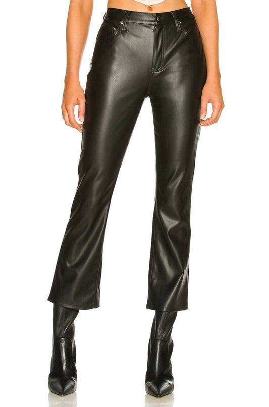 Pistola - Lennon Faux Leather Cropped Bootcut Pants