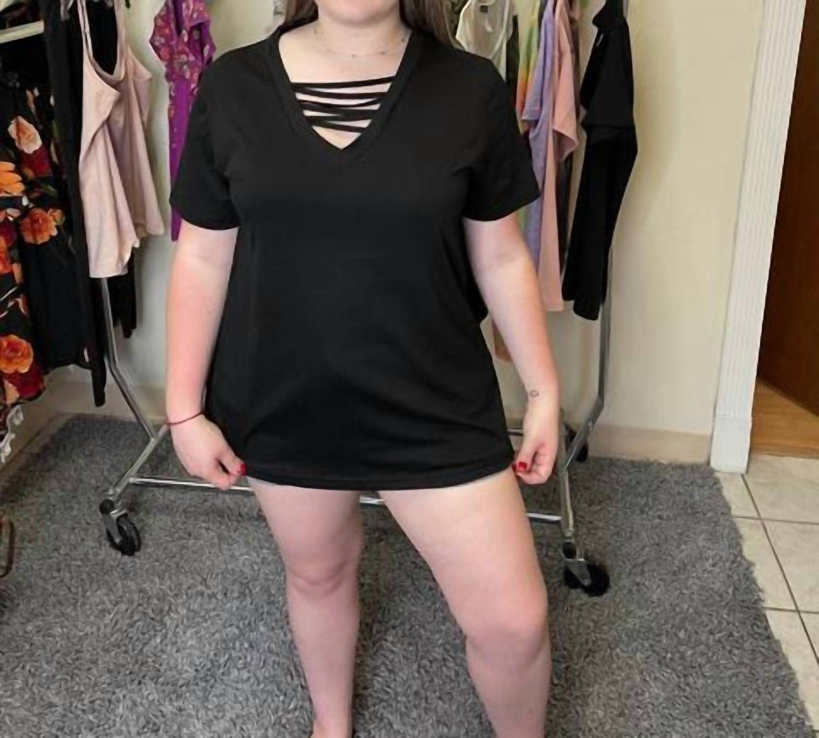 Shirley Stone - Strappy Criss Cross Top