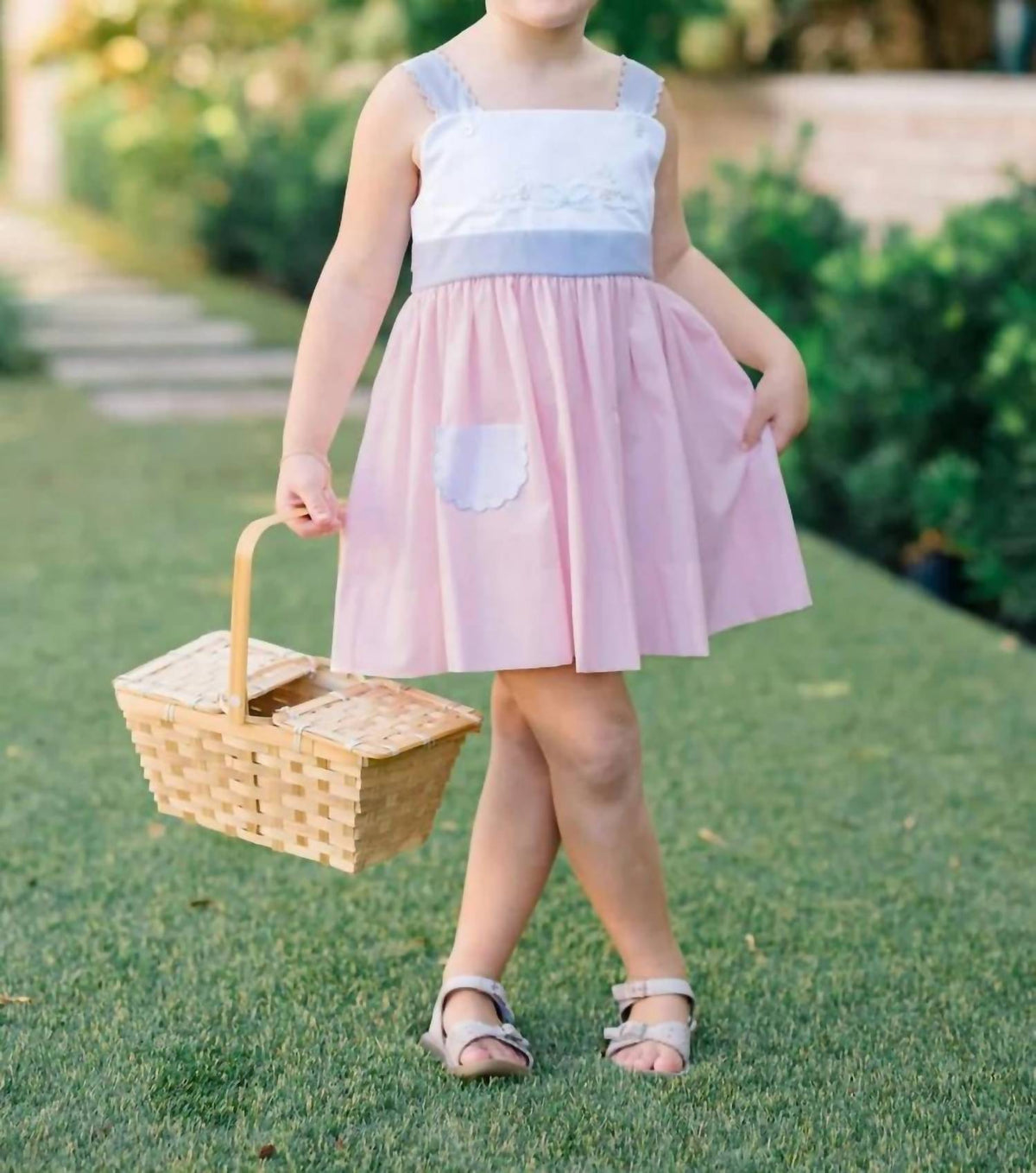 The Proper Peony - Girl's Claudette Dress