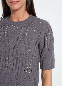 Lysse - Embellished Cable Sweater