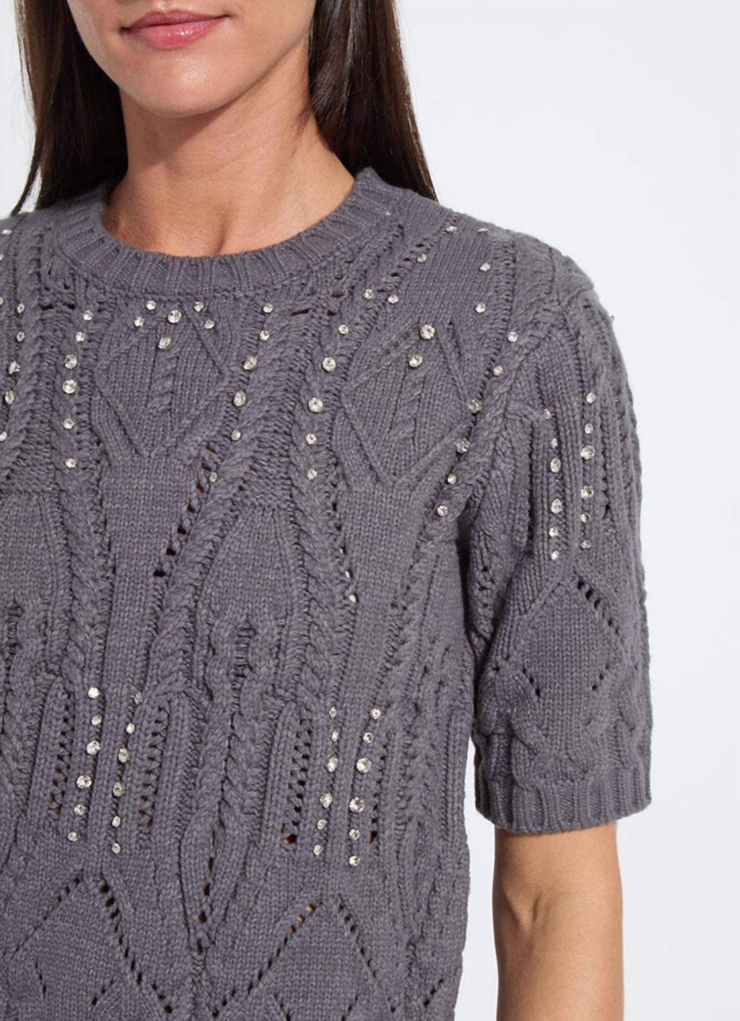 Lysse - Embellished Cable Sweater