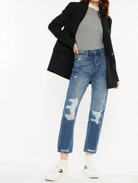Kancan - Kerrigan Ultra High Rise Mom Jeans