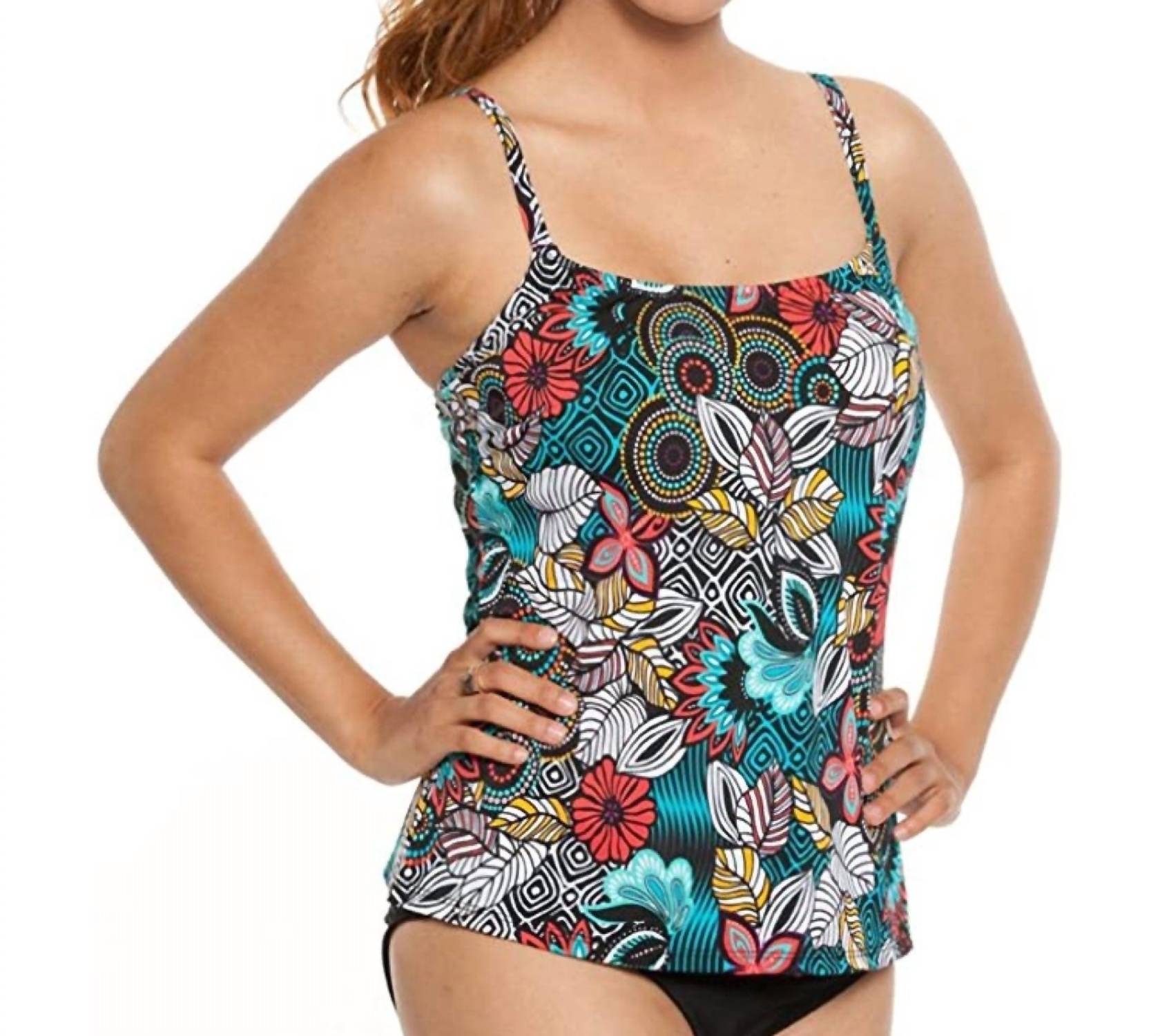 Topanga By T.H.E. - Lingerie Strap Tankini Top