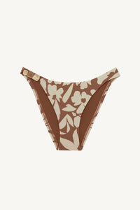 Vitamin A Terra Full Bikini Bottom in beige - women's swimwear - alternate view