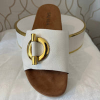 Salvia Women's Denni Sandal in white - women's sandal - view 4