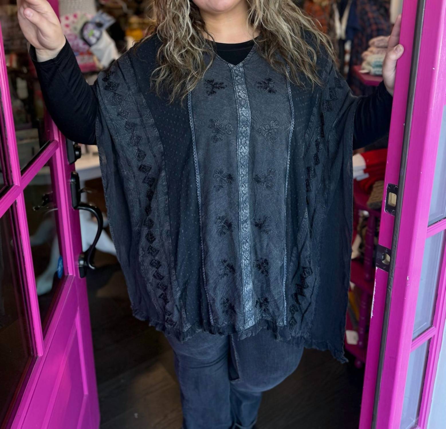 Young Threads - Bohemian Tapestry Poncho