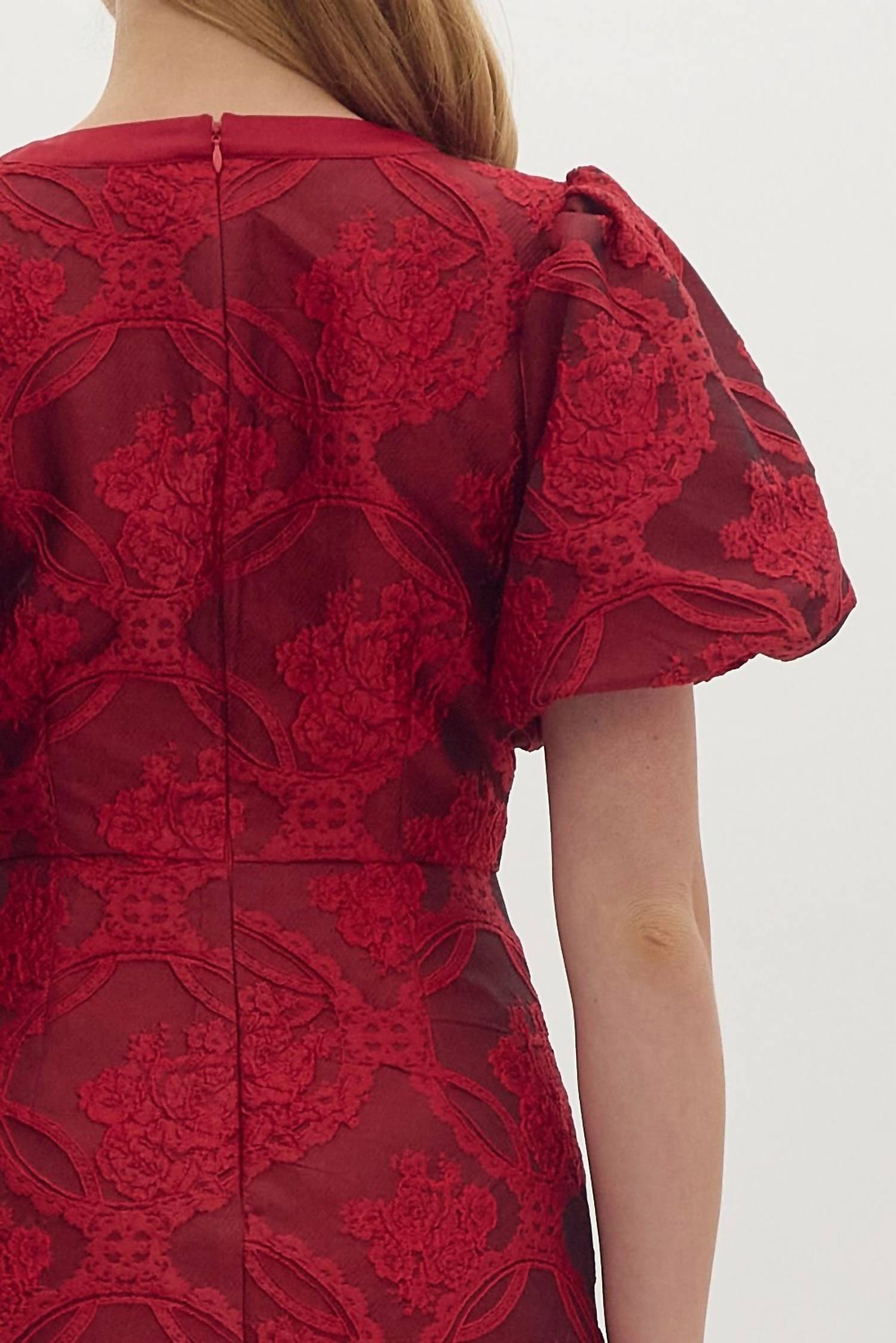 entro Ruby Dress in red - women's dress - view 7