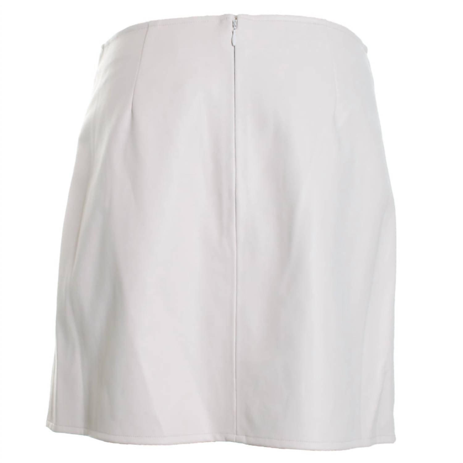 L'Agence - Women's Truman Mini Skirt With Snaps