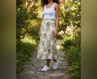 Vince Camuto - Floral Midi Skirt
