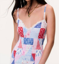 Loveshackfancy - Solier Patchwork Print Mini Dress
