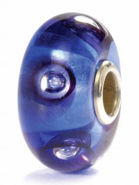 Trollbeads Women's Bubbles Glass Bead Charm in blue - women's accessory