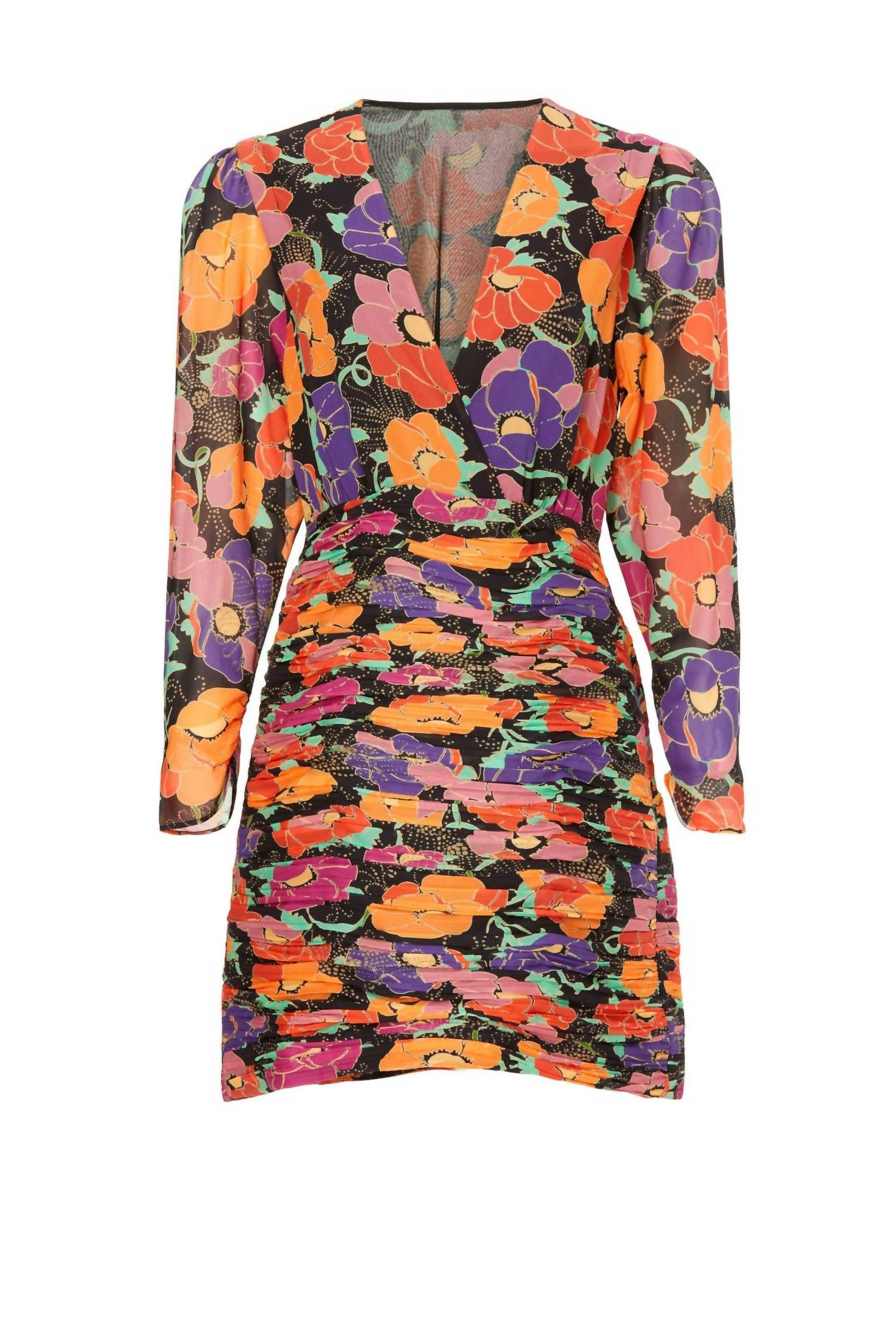 Rixo - Golden Floral Dress