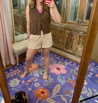 Wishlist - Garden Stripe Knit Shorts