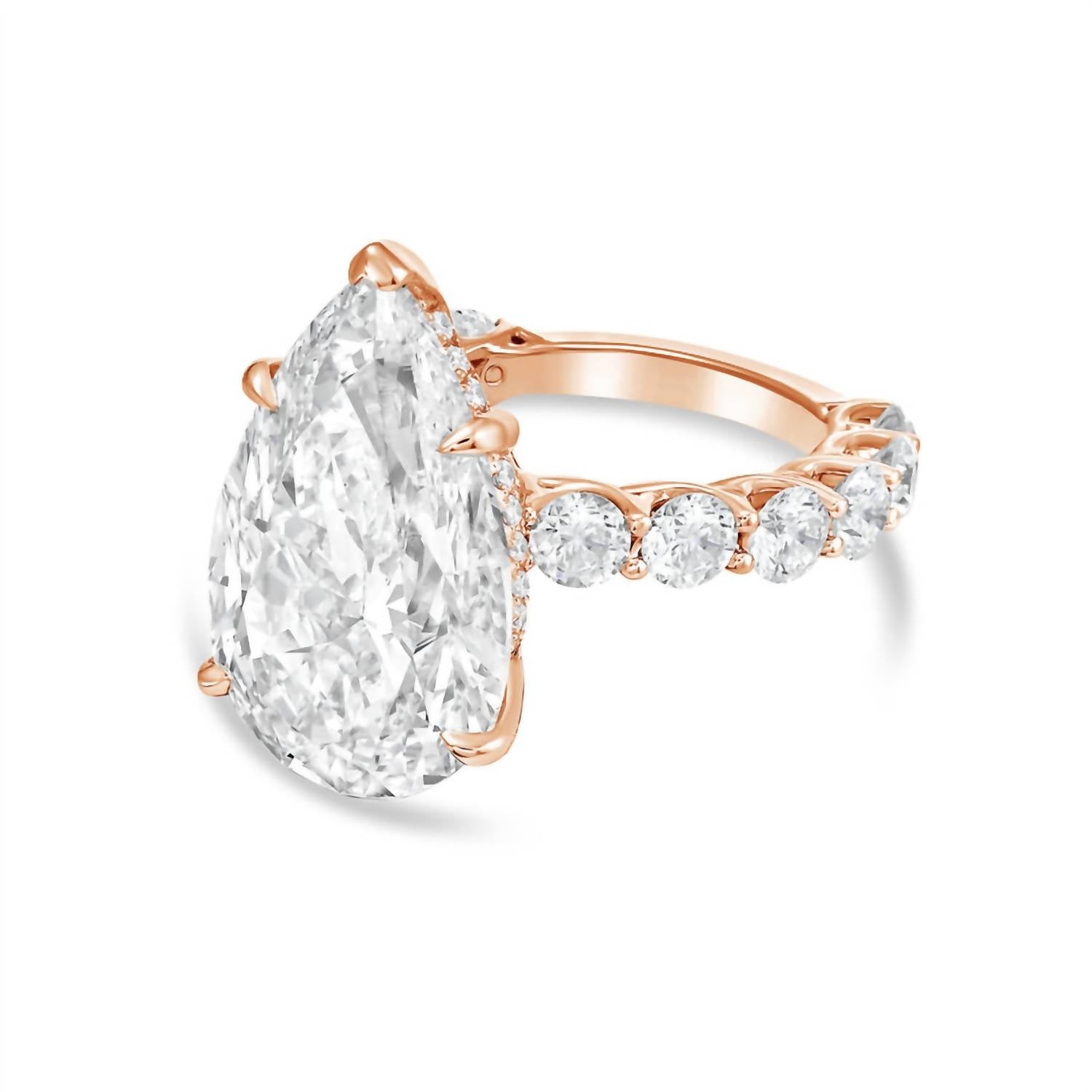 Diana M Jewels - Women's Pear & Round Lab-Grown Diamond Fashion Ring (6.00 Ct) - Elegant