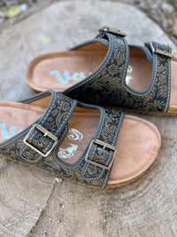 Very G Women's Berry Comfort Sandals in grey - women's sandal - alternate view