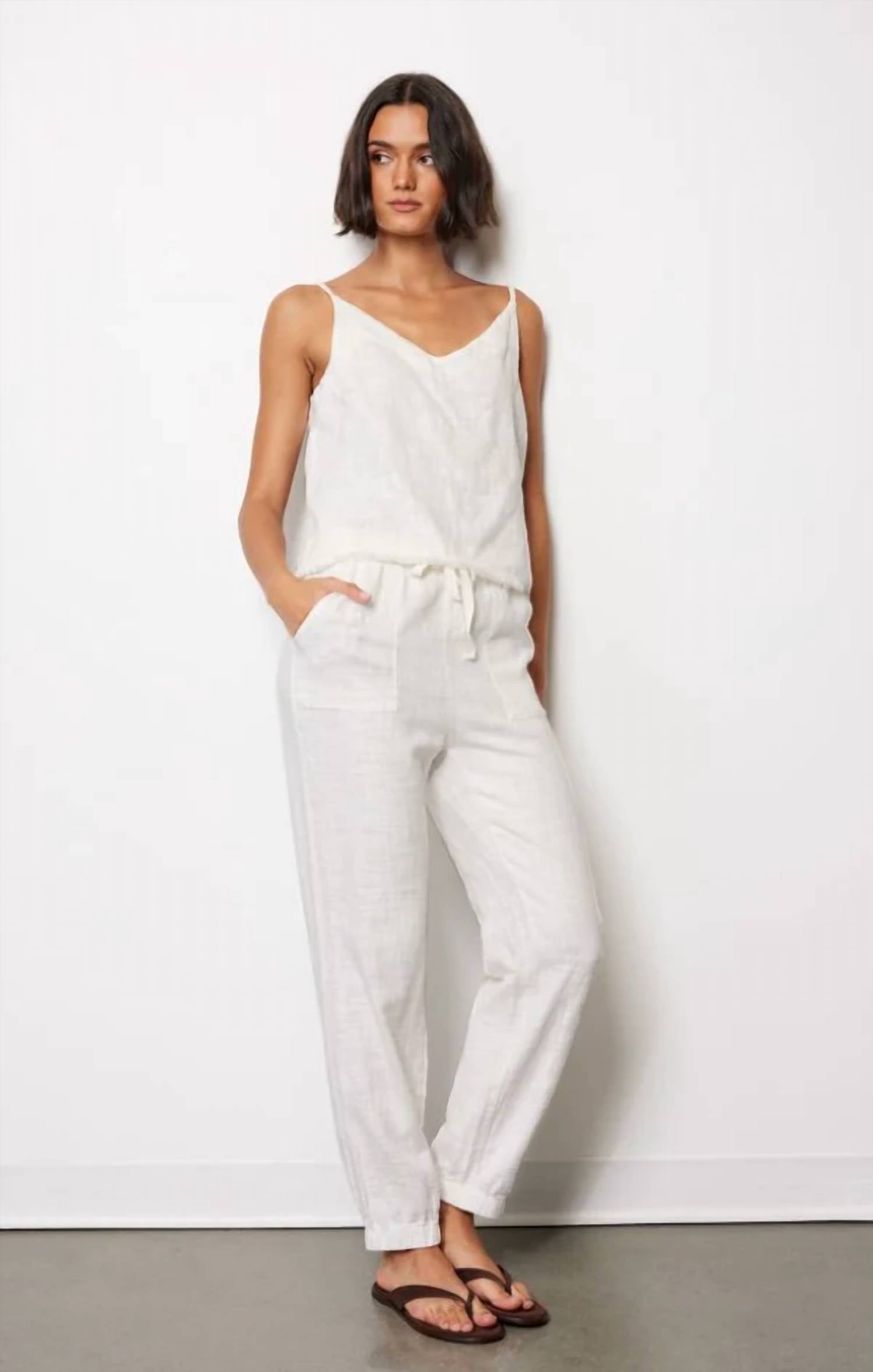 Bobi - Elastic Waistband Jogger With Cuff