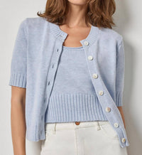 Lilla P - Elbow Sleeve Cardigan