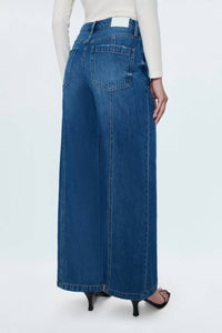 Pistola - Jadyn Double Button Low Slung Palazzo Jeans
