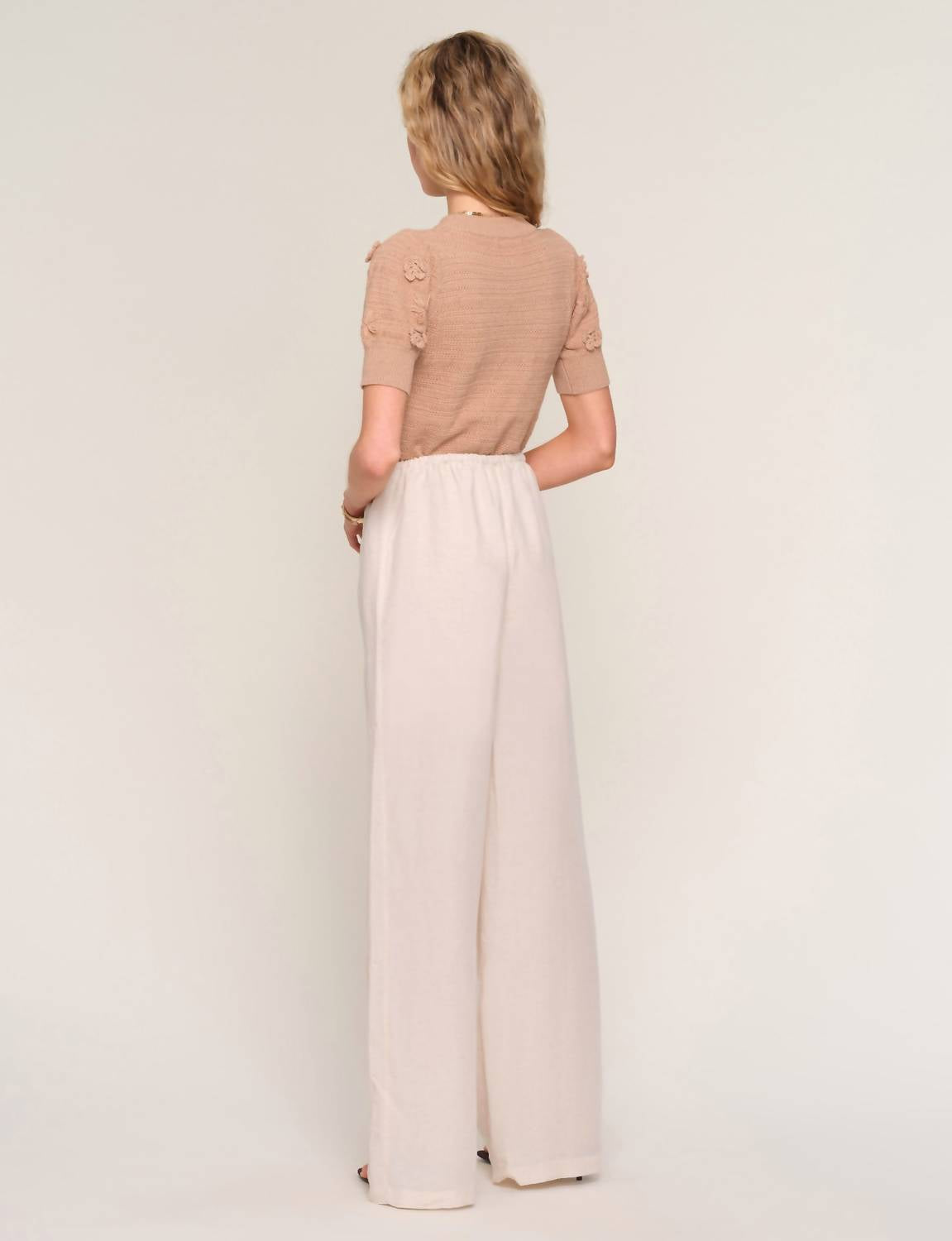 heartloom Catalina Pants in ecru - women's pants - detail view