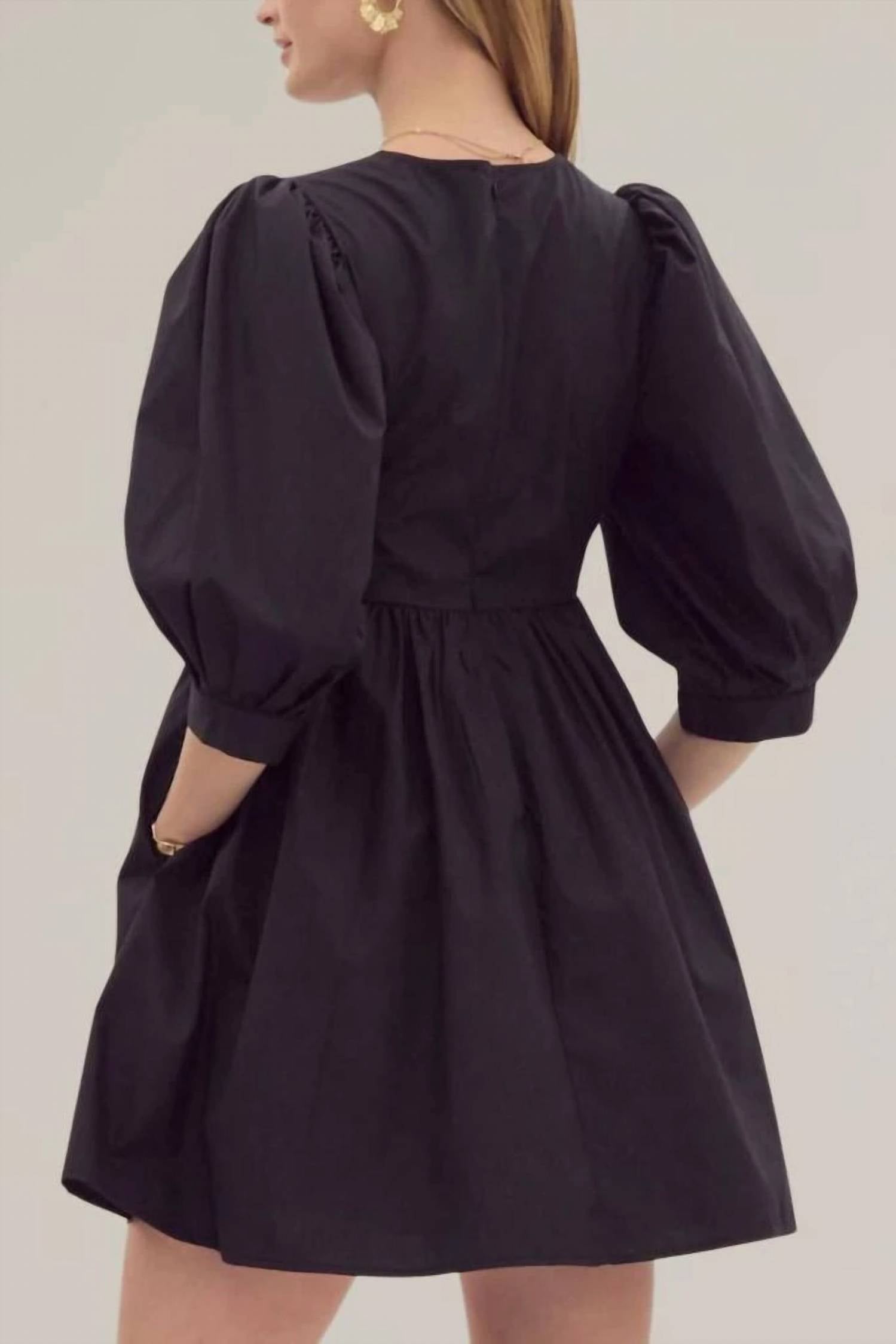 Entro - Bow Front Mini Dress