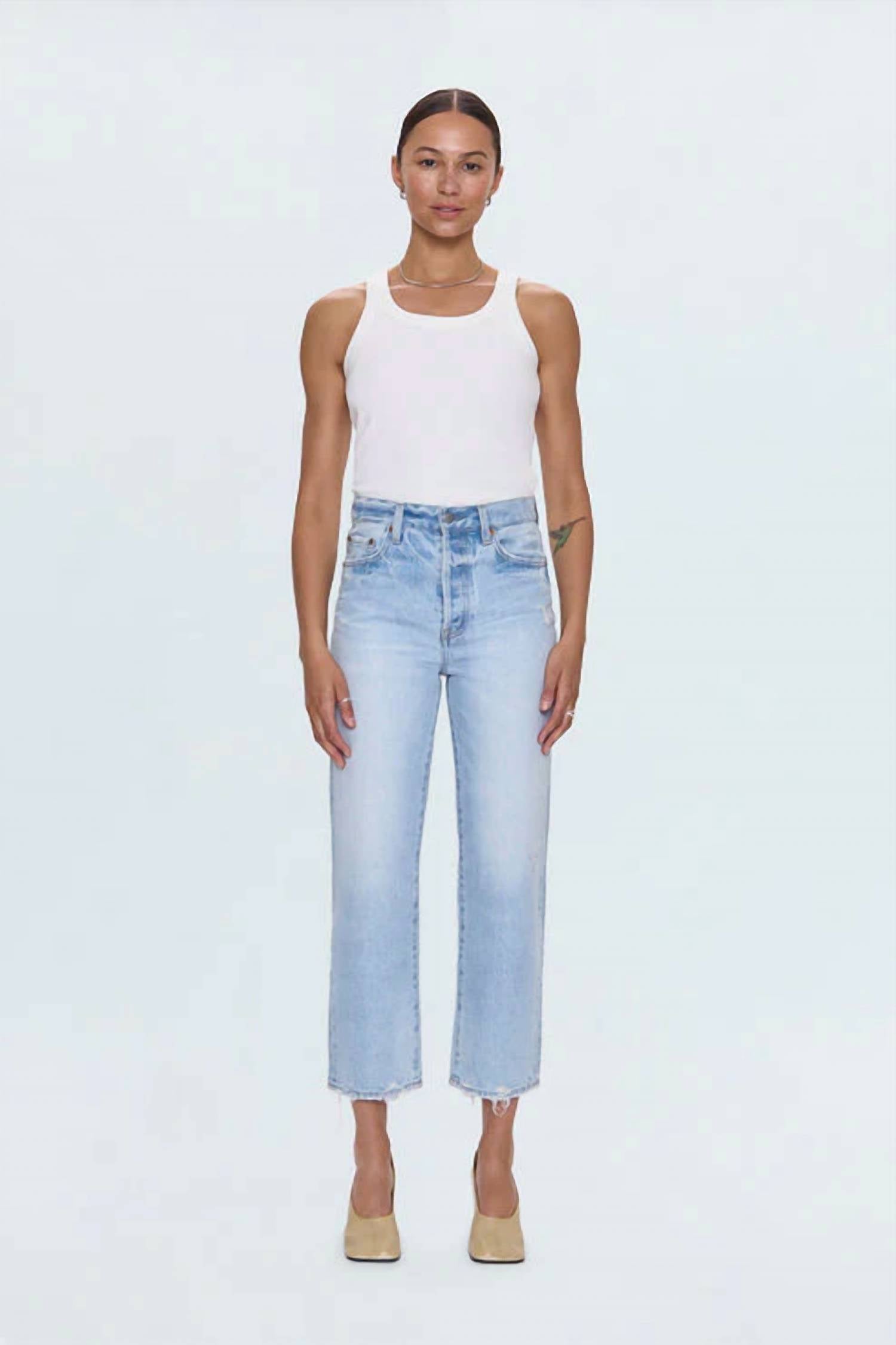 Pistola - Cassie Super High Rise Straight Jeans