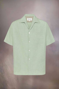 Maison Margiela Men's Pocket Shirt in light mint - men's shirt