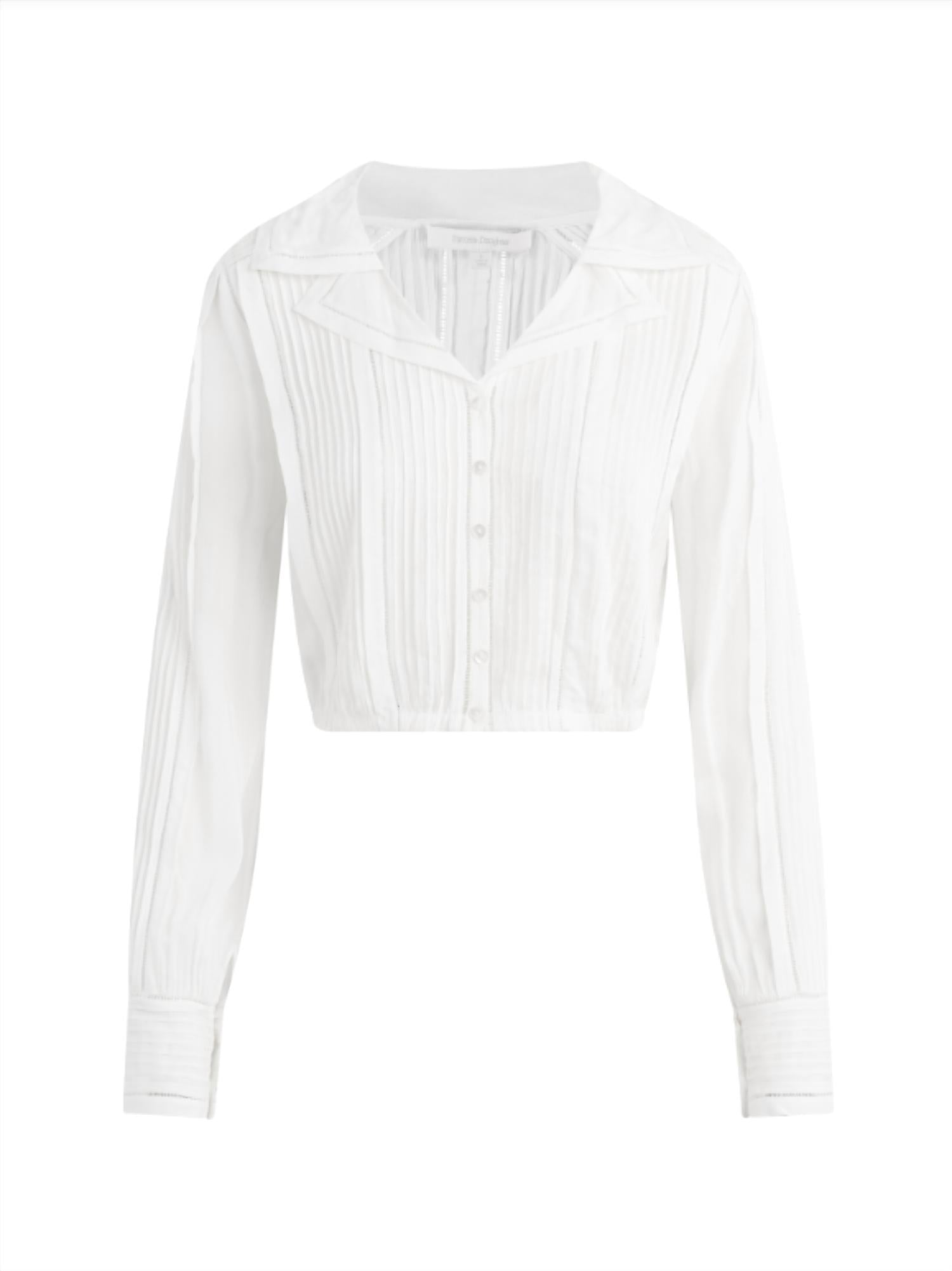 Favorite Daughter - Cropped Button Down Daisy Top