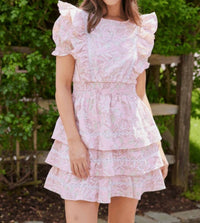 Sail To Sable - Flutter Sleeve Mini Dress