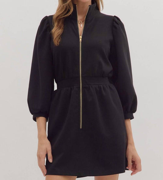 Entro - More Than Ready Zipper Dress