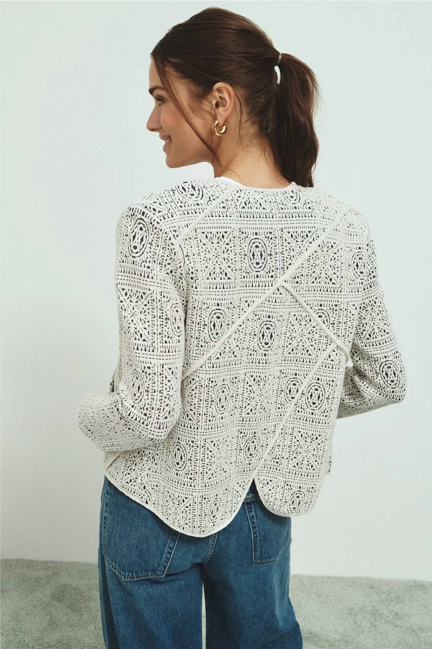 Nic + Zoe - Tapestry Knit Jacket