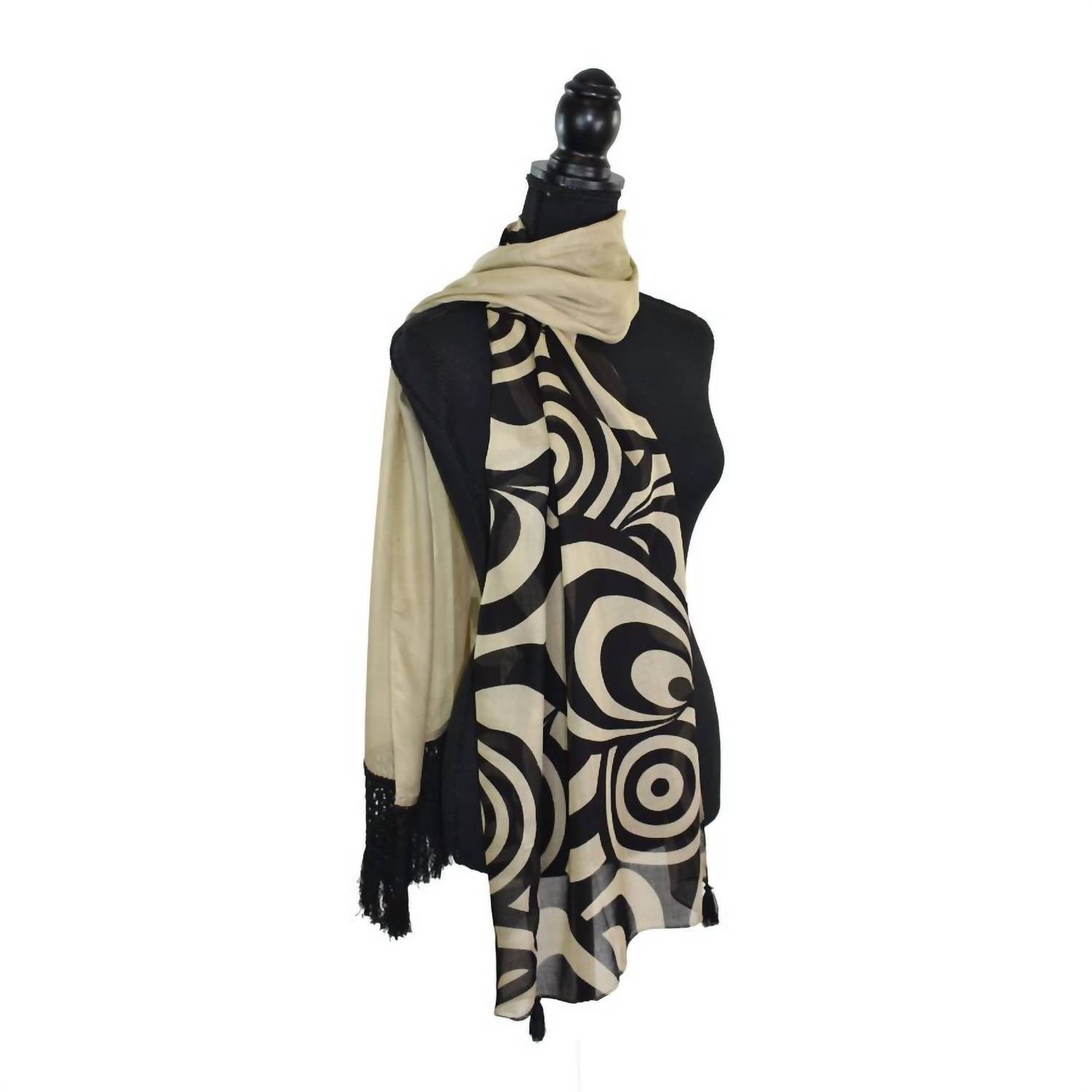 Dupatta Designs - Ford Macrame End Scarf