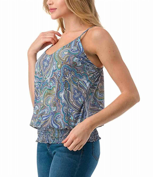 Ariella - Payton Paisley Tank Top