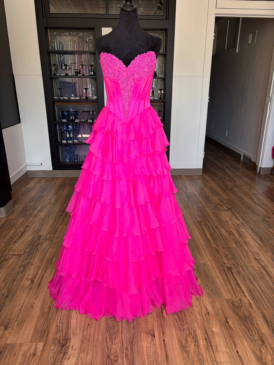 Sherri Hill - Women's Strapless A-Line Dress
