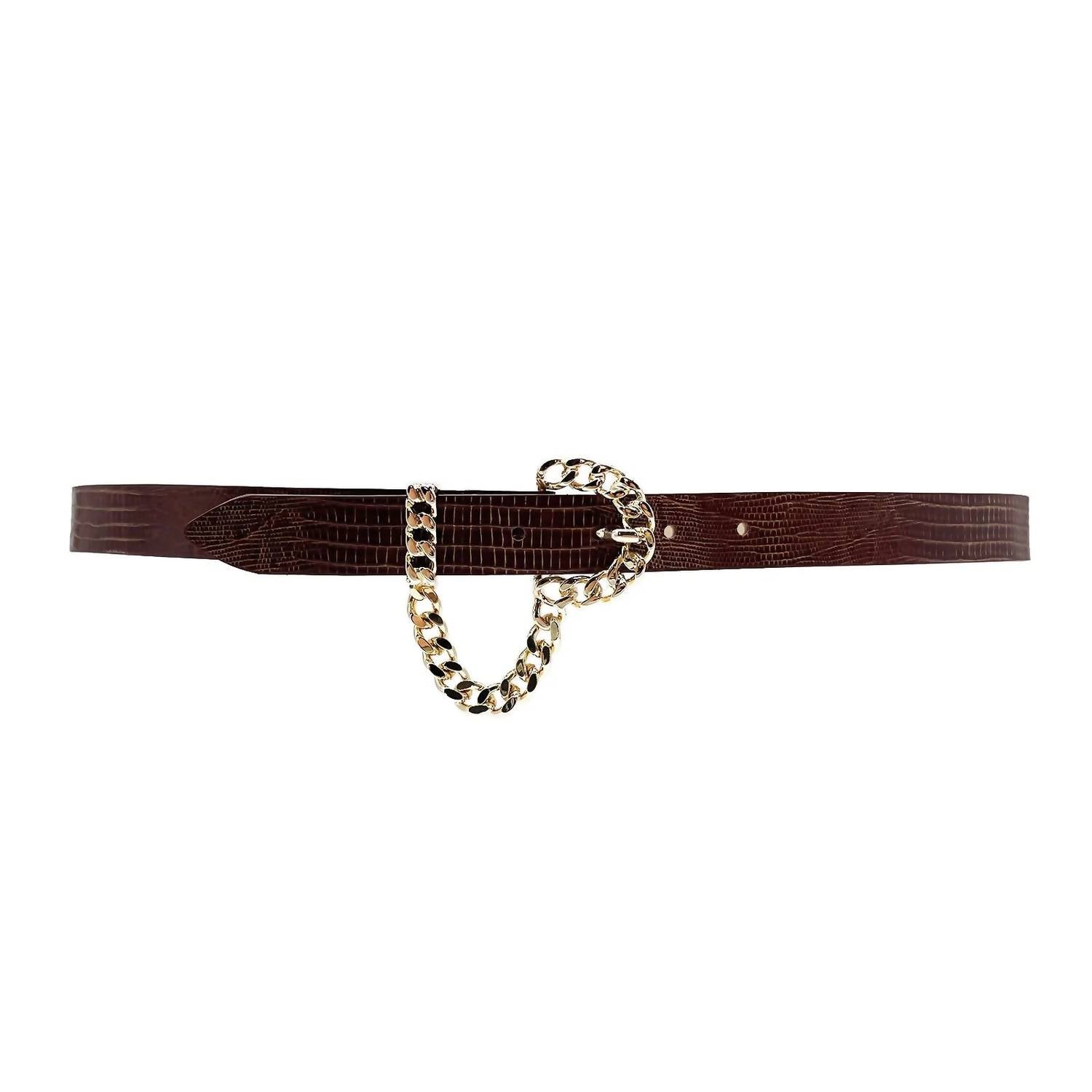 Streets Ahead Women's Joi Belt in brown - women's accessory