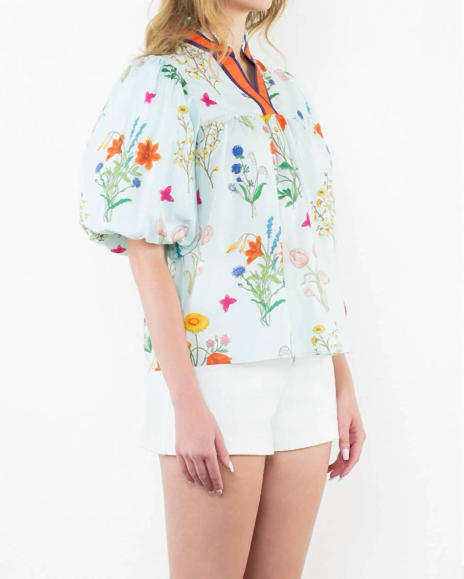 Thml - Eliza Puff Sleeve Top