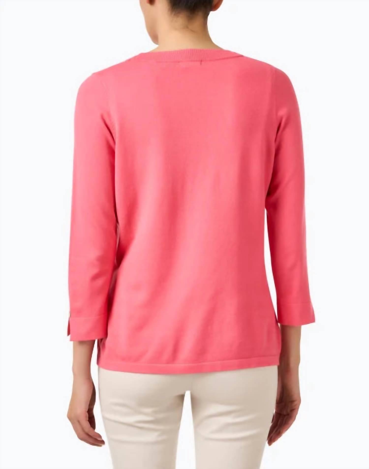 J'Envie/Eli - Button Slit Cuff Top