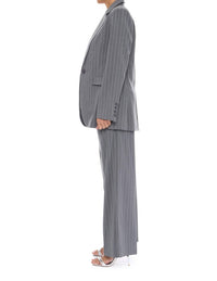 DELUC Ilex Blazer in grey melange - women's jacket - detail view