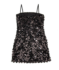 8apart Roxie Floral Sequin Mini Dress in black - women's dress - view 4