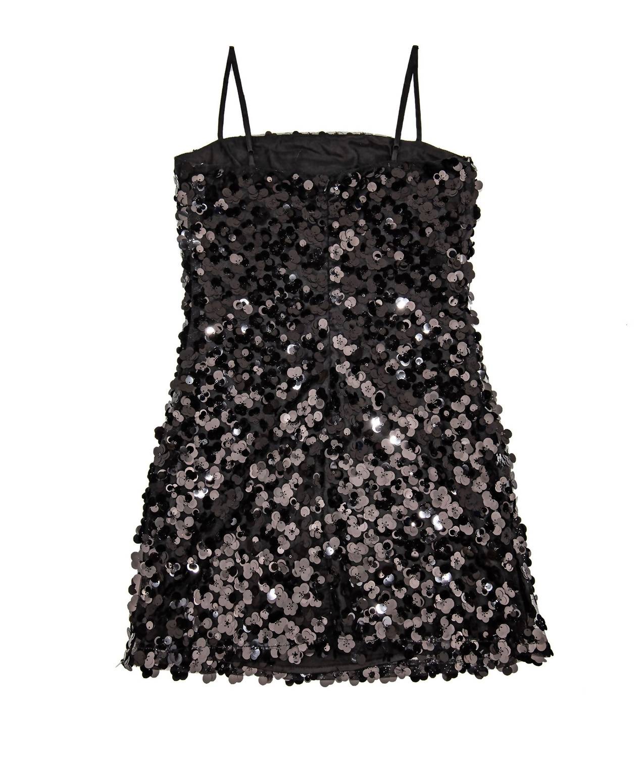 8apart Roxie Floral Sequin Mini Dress in black - women's dress - view 4
