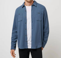 Travis Matthew - Cloud Waffle Button Up Shirt Jacket
