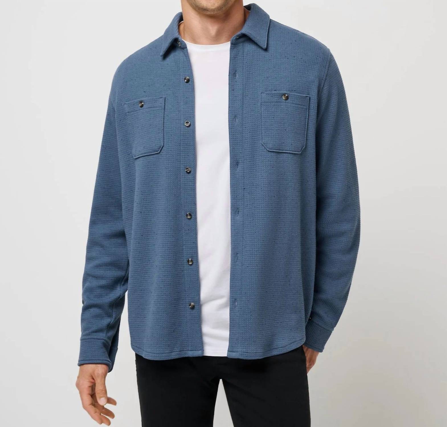 Travis Matthew - Cloud Waffle Button Up Shirt Jacket