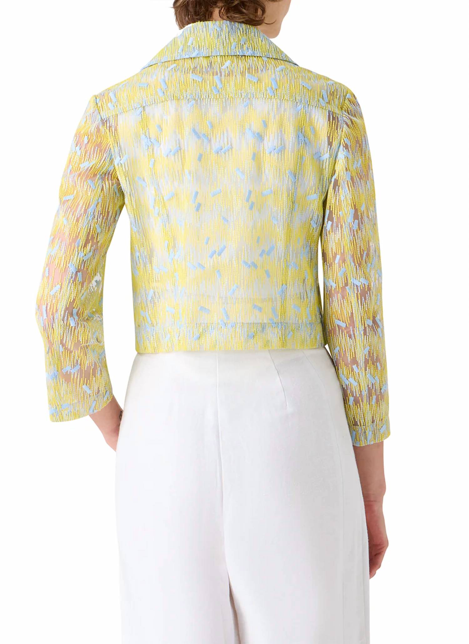 Akris Punto - Scribble Dot Biker Jacket