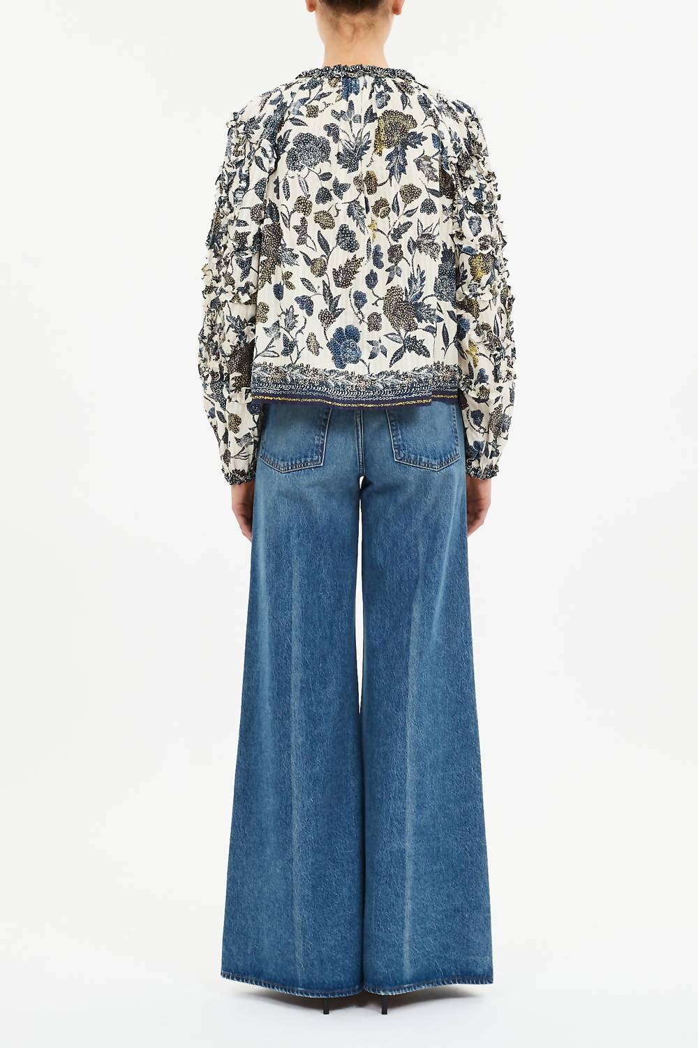 Ulla Johnson - Azrou Cotton Long Sleeve Blouse