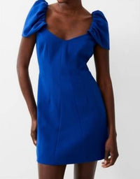 French Connection - Whisper Gathered Sleeve Mini Dress