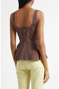 Veronica Beard - Charlie Peplum Tank Top