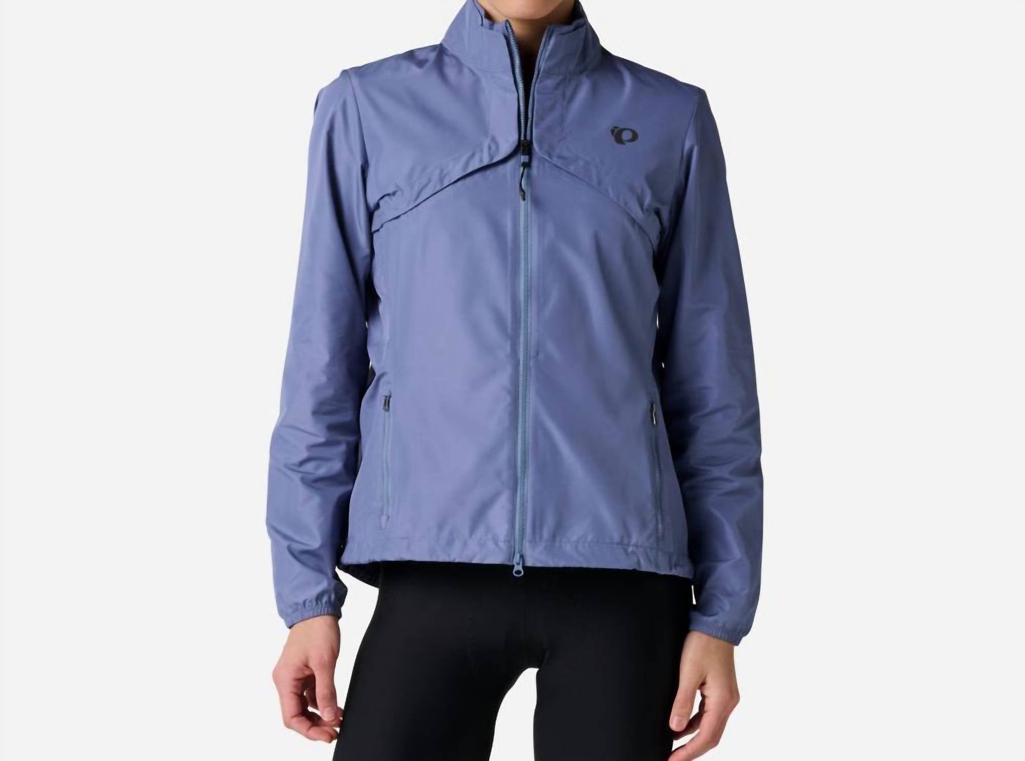 PEARL iZUMi Women's Quest Barrier Convertible Jacket in wild wind - women's jacket