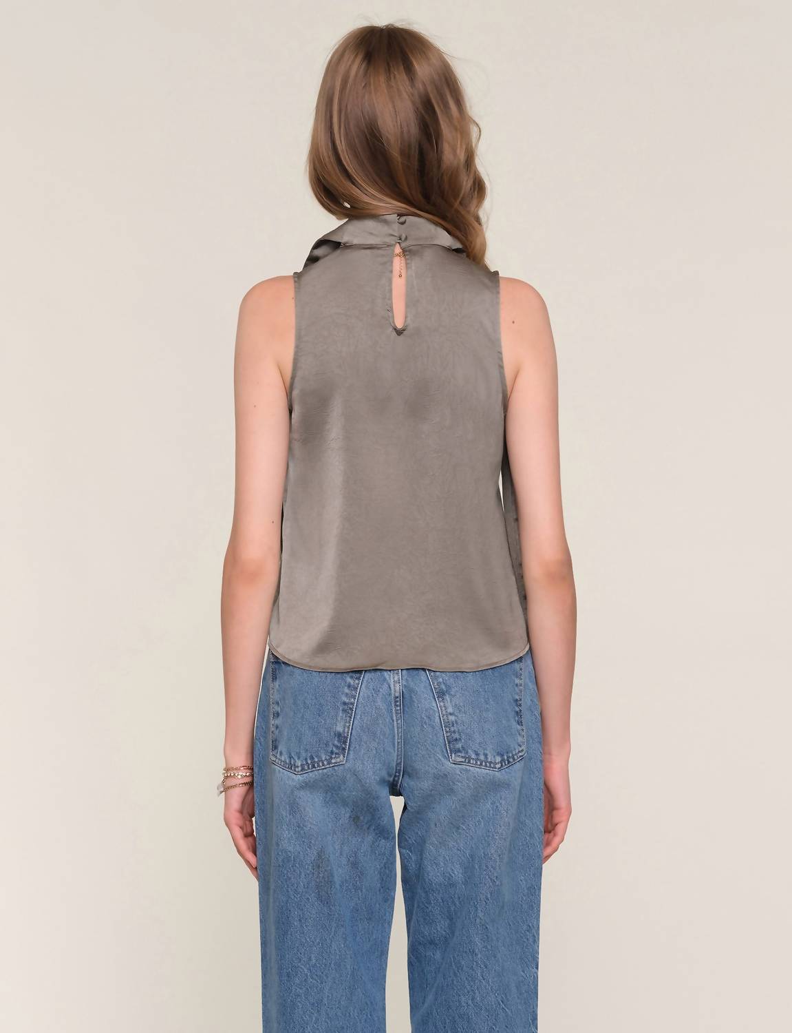 heartloom Joey Sleeveless Top in mineral - women's blouse - view 4