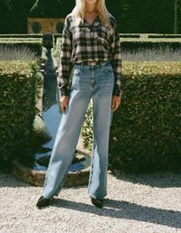 Z Supply - River Plaid Button Up Top