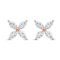 Diana M Jewels - Women's Marquise Lab-grown Diamond Stud Earrings (3.00 Tcw) - Signature